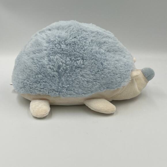 Little Jellycat Happy Blue Hedgehog Plush Rattle 9" Soft Toy - Picture 3 of 8